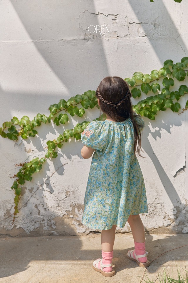 【6/11〆予約】<OREN>  Solara smocking dress