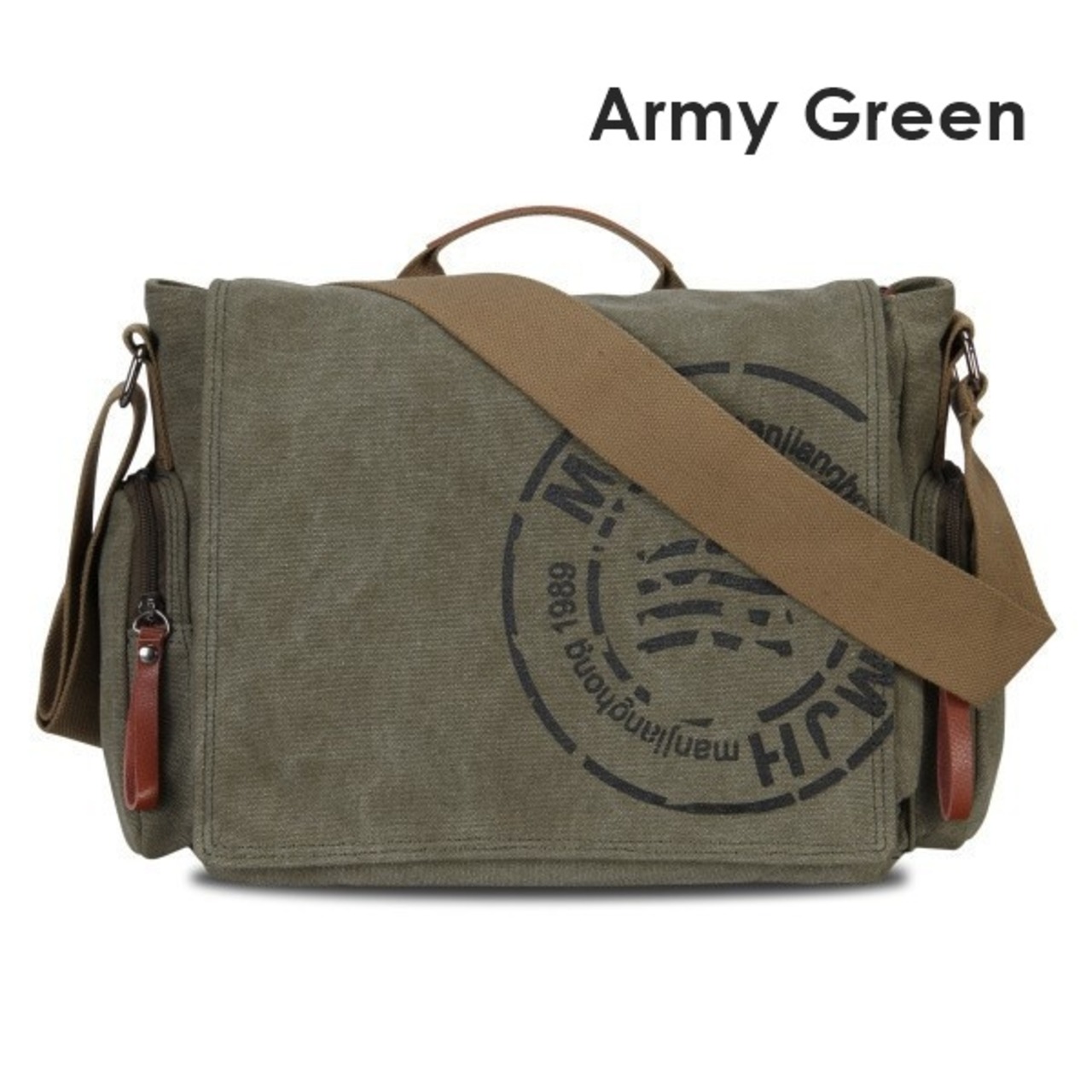 Military Canvas Shoulder Bag / ミリタリー キャンバス ショルダーバッグ