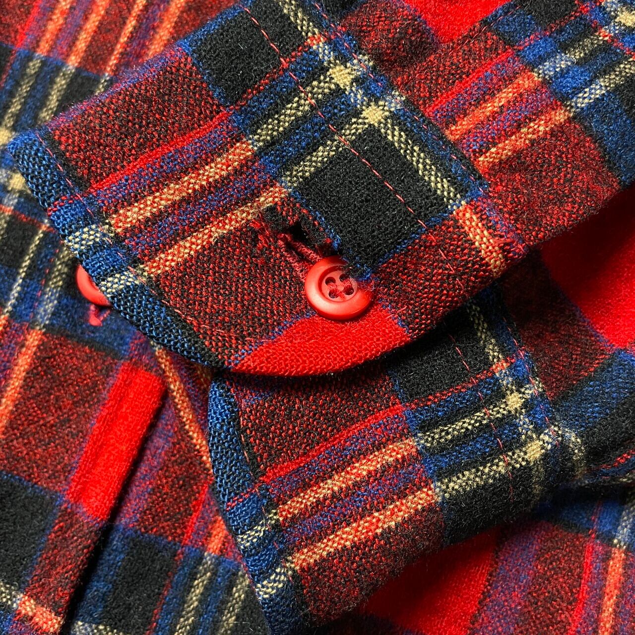 70年代 USA製 PENDLETON ペンドルトン チェックシャツ ウールシャツ