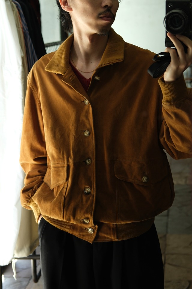 Utah／"BARRED'S COLLECTION" goat suede valstar jacket
