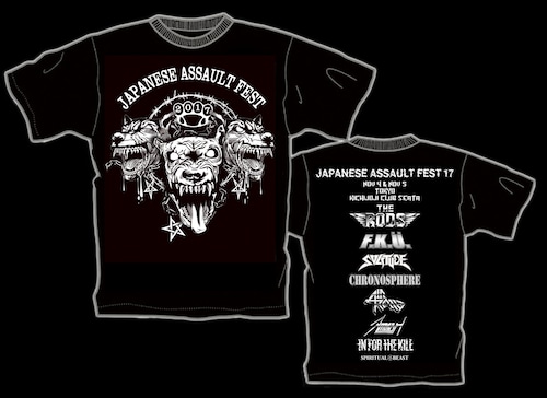 JAPANESE ASSAULT FEST 17 限定Tシャツ