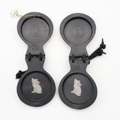 フラメンコ 小物 CASTANUELAS DEL SUR パリージョ カスタネット ブラック系 楽器 小物 ペア 両手 黒 赤 ケース ケース付き 花柄 練習 レッスン ステージ イベント 艶 光沢 無地 シンプル おしゃれ レッド系