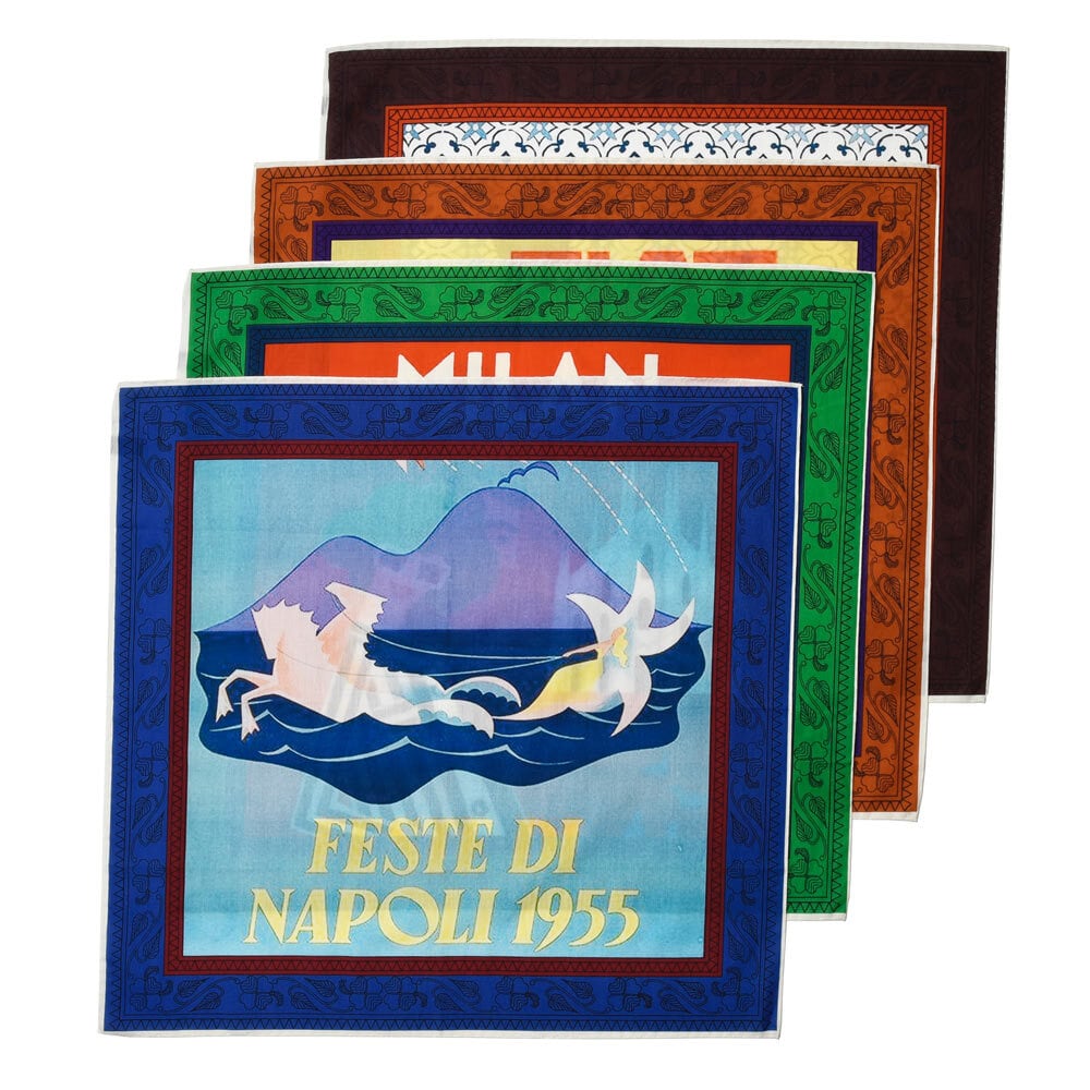 Spacca Neapolis / スパッカネアポリス コットンプリントバンダナ