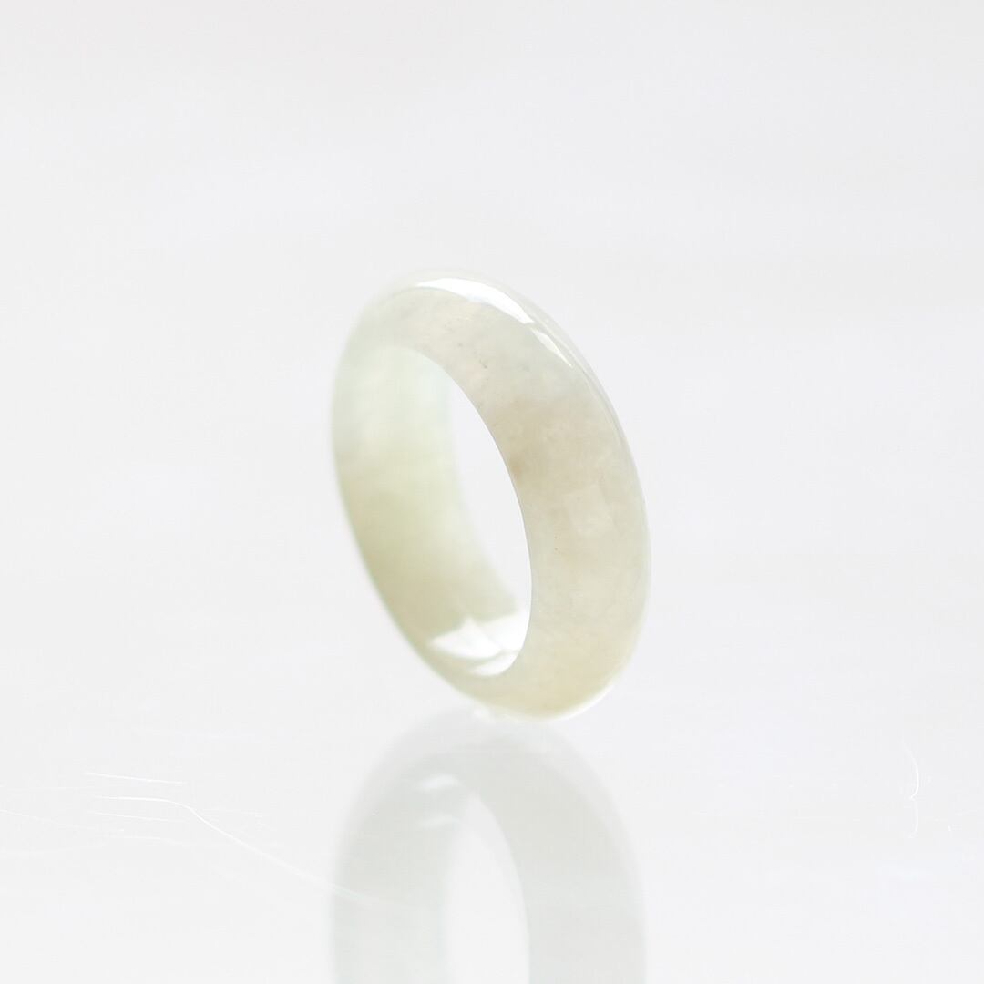 内径60.5mm】艶やかな白〜紫〜緑〜青の絶妙なお色味！ 翡翠 バングル