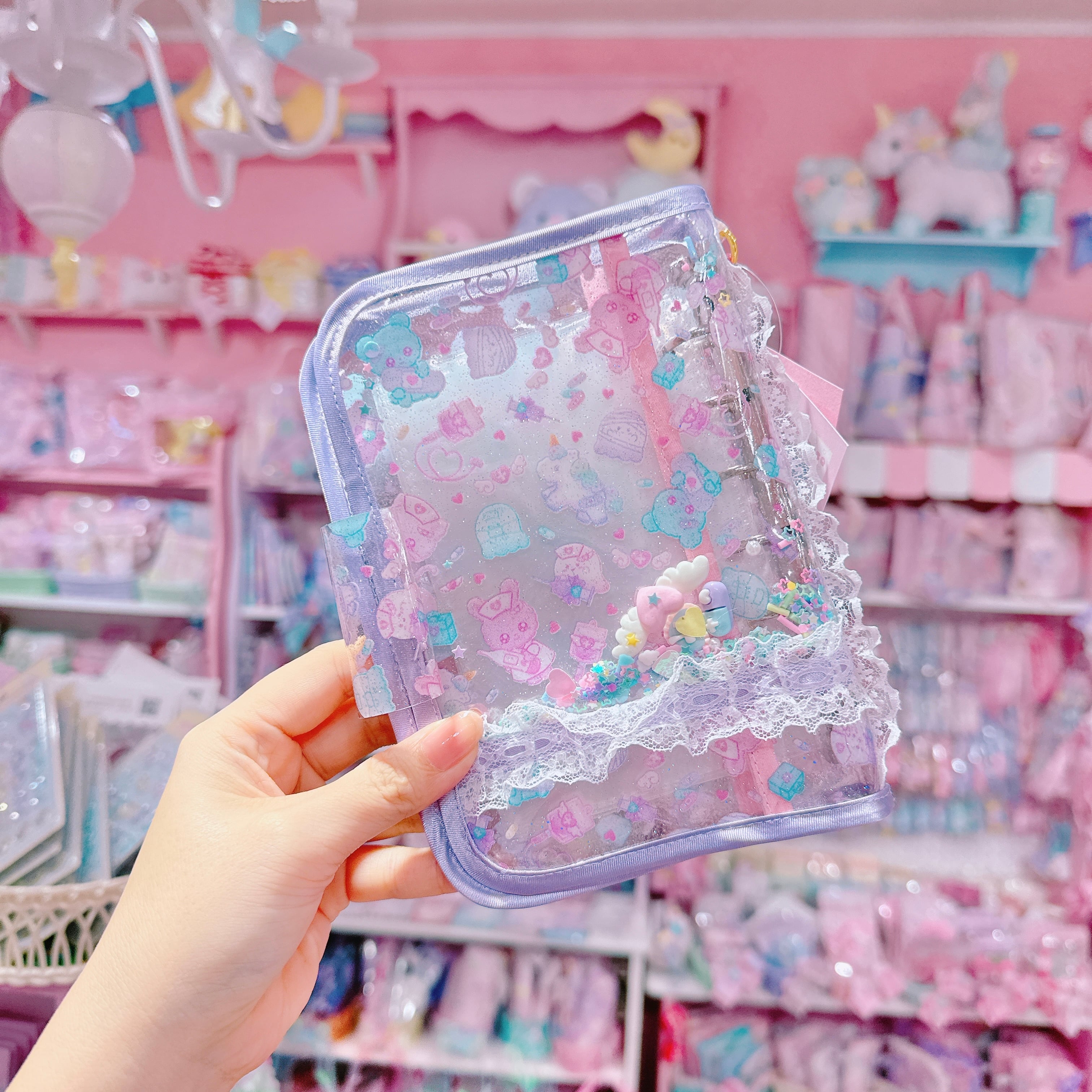 【E7】153-5ぬいぐるみ付きA6シール帳