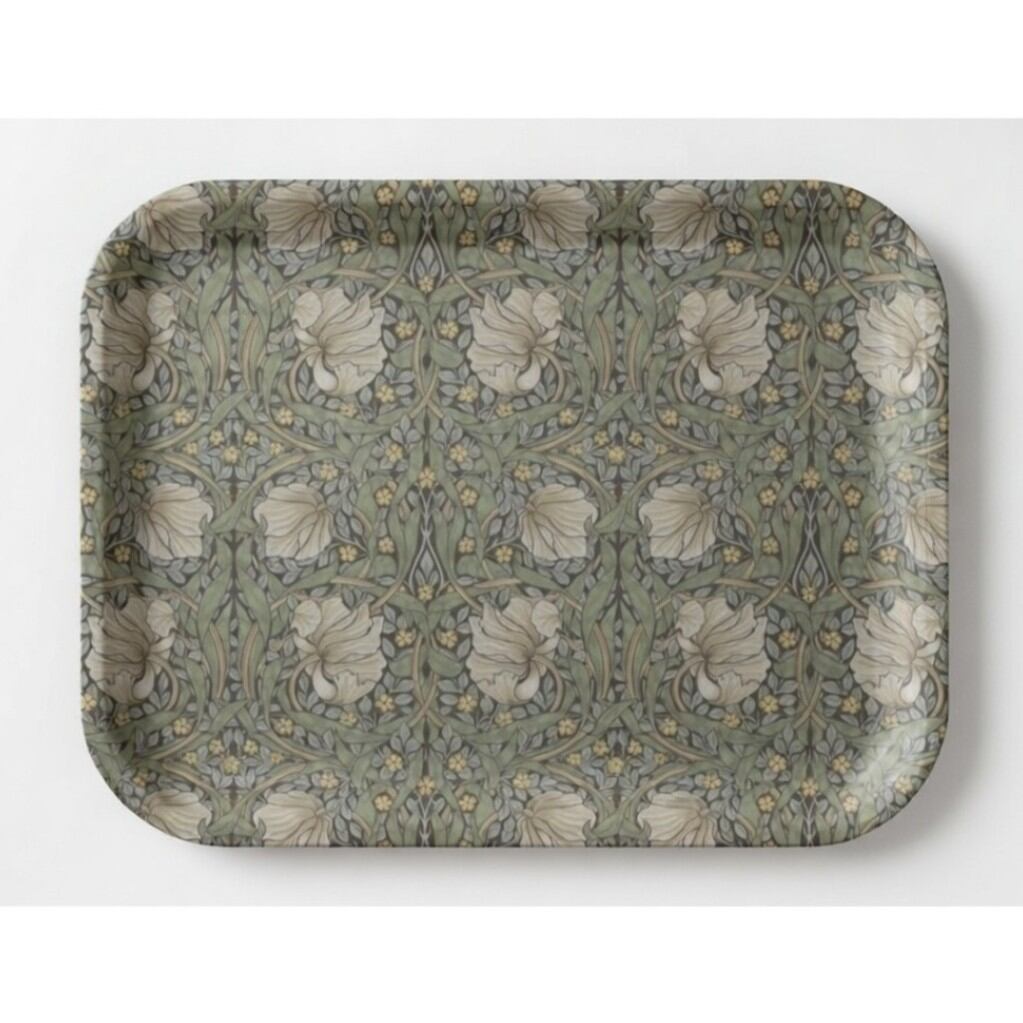 ウィリアムモリス/バンブーファイバートレイ pimperne【キッチン雑貨/Brounie1】