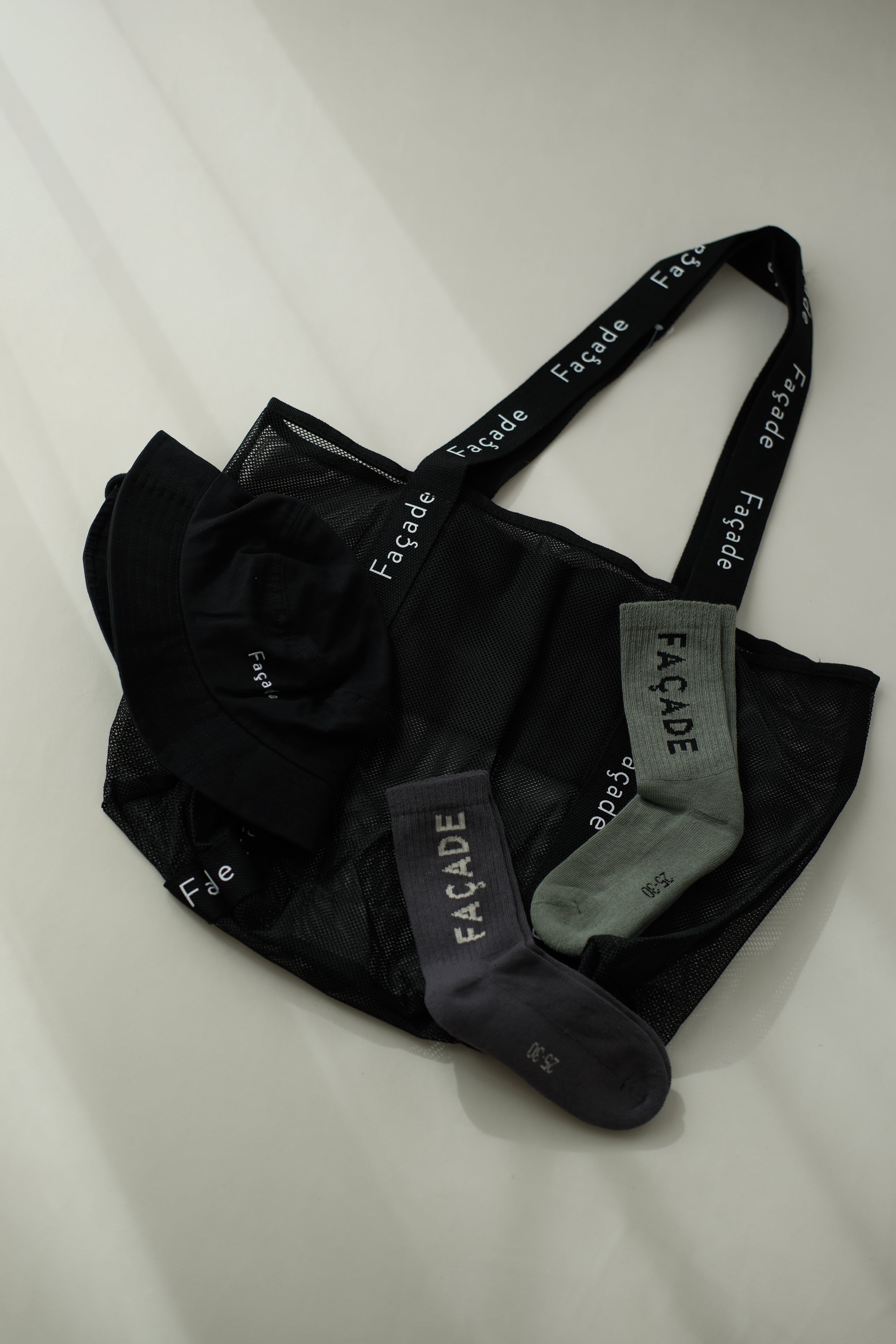 【即納/送料無料】façade / bag / Black BLK