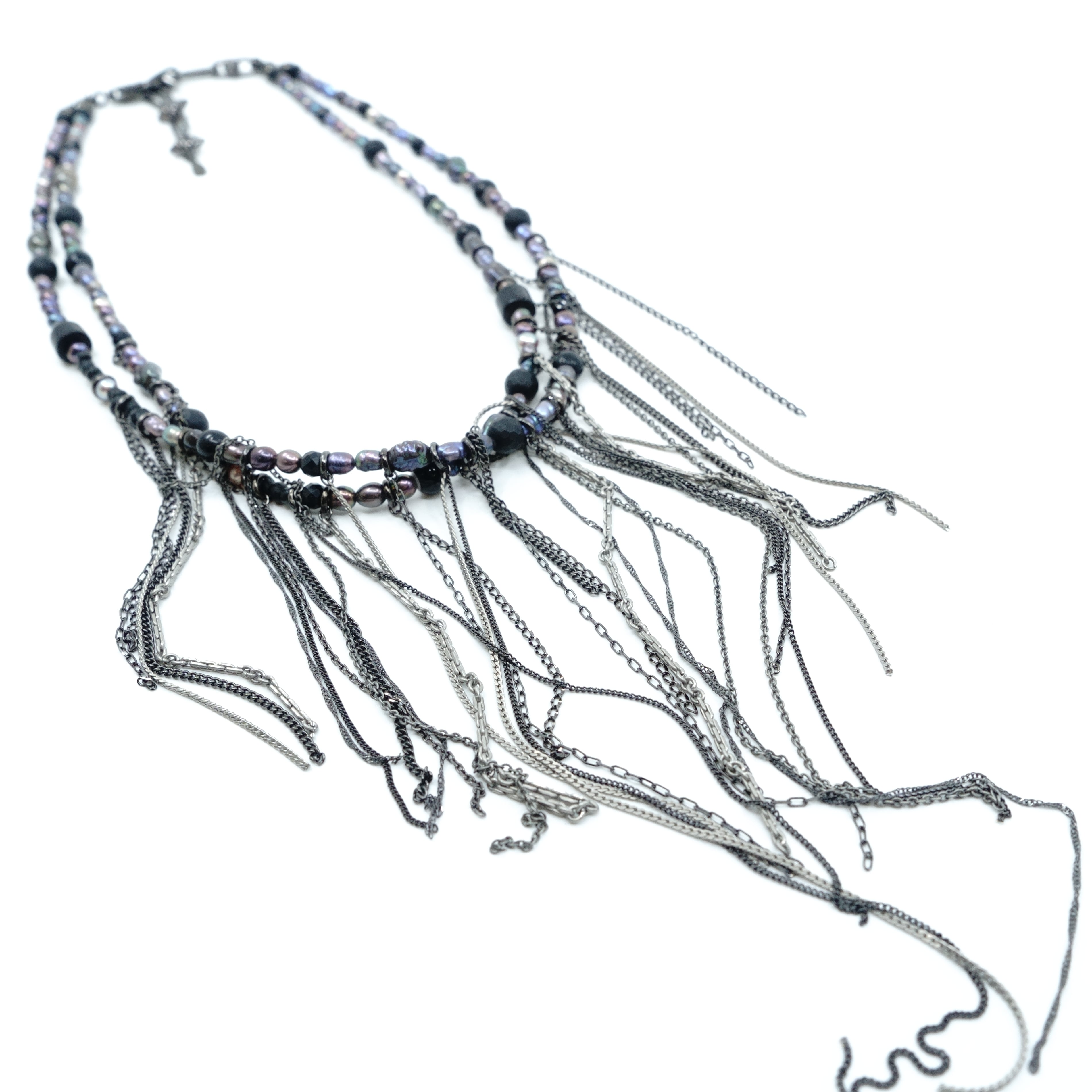 アクセサリー gundaJUNK HEAVEN NERO BLACK COLLECTION BLACK COLLECTION】gunda<ガンダ>JUNK HEAVEN NERO NECKLACE