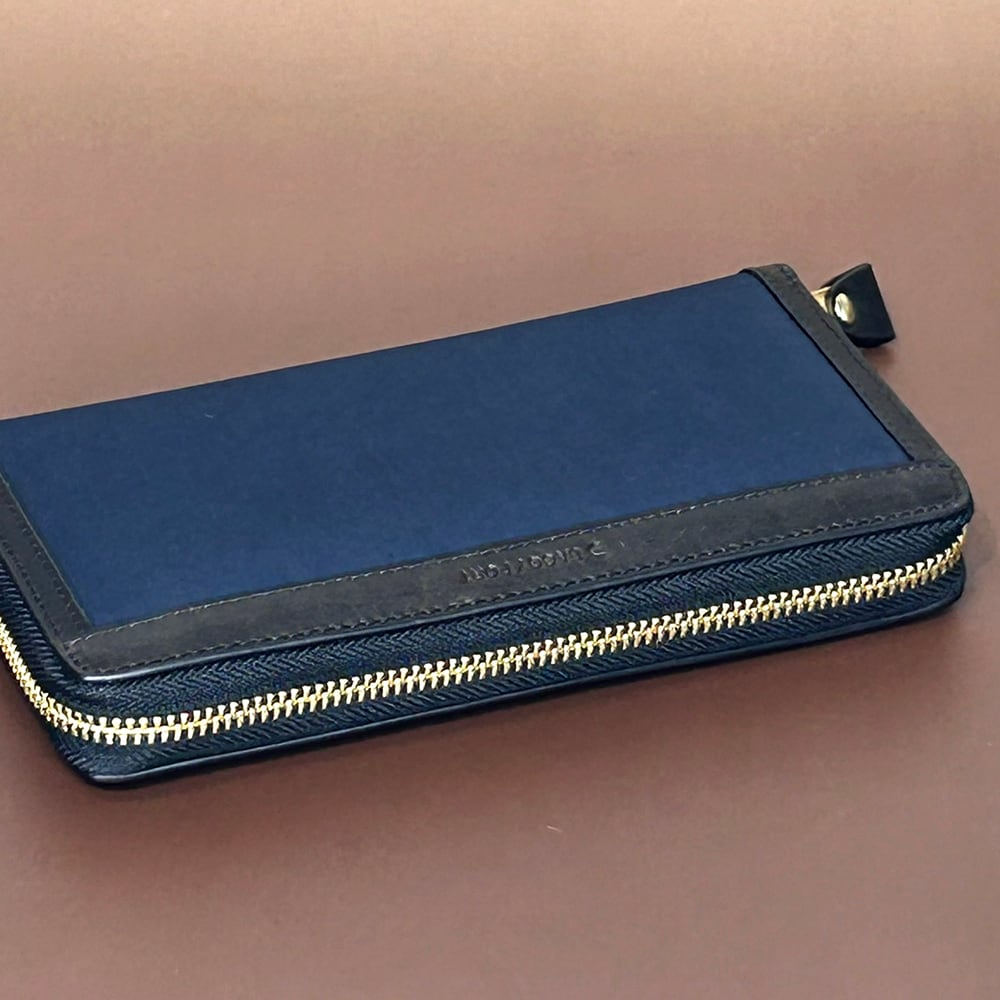 BAGGY PORT】バギーポート高密度ミリクロス長財布ラウンドファスナー