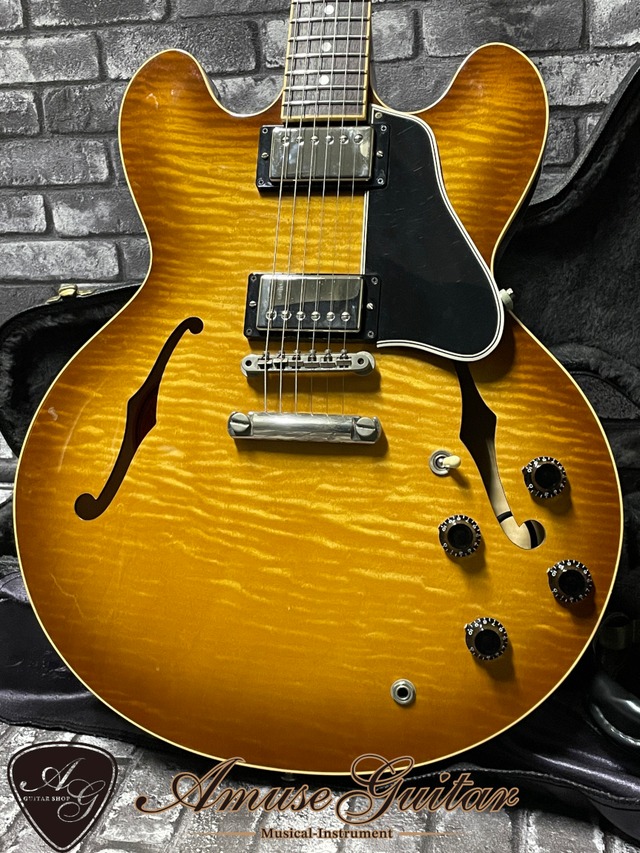 美品、新品弦張替済】Tony Smith 呼び出す セミアコ ES-335タイプ