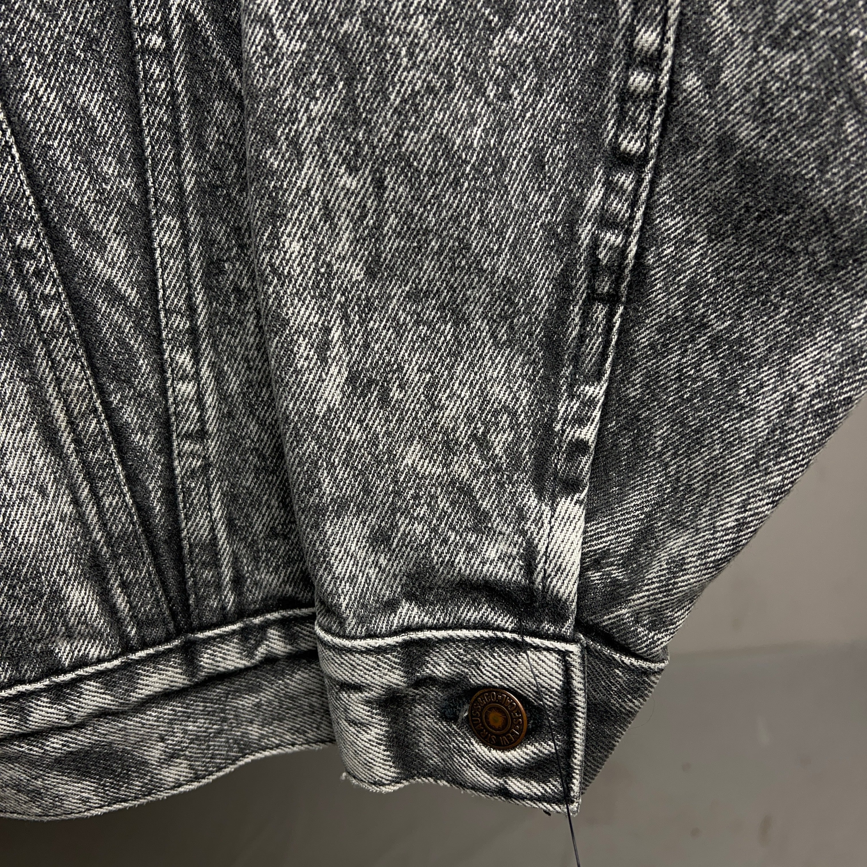 90's Levi's 70508-0256 Black Denim Jacket 90年代 リーバイス