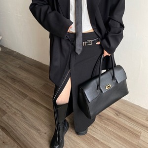 ジッパースリットロングスカート　LT0020007