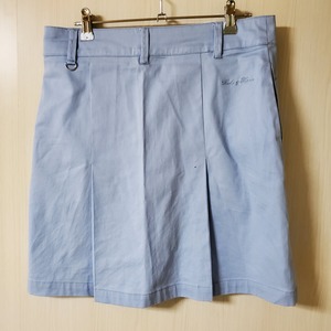 【USED】ゴルフウェア　スカート　水色　テニス　スポーツ　ミニ