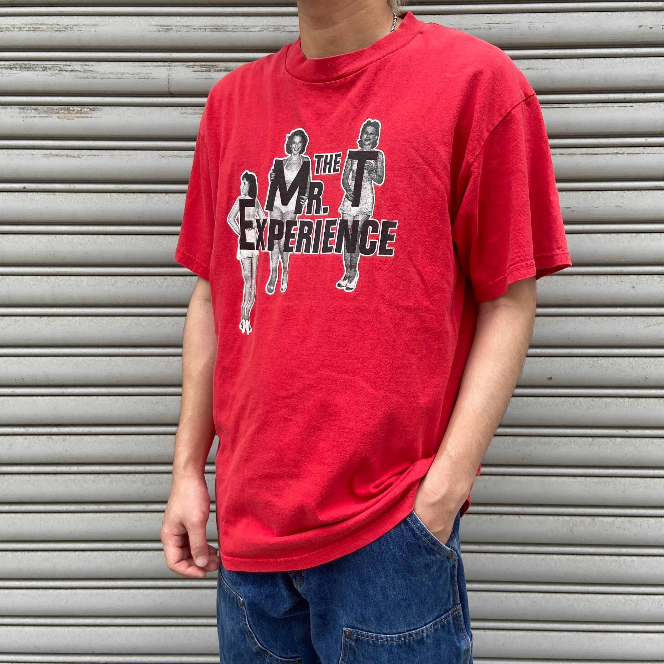 MTX ミスターティーエクスペリエンス バンドTシャツ レッド L相当