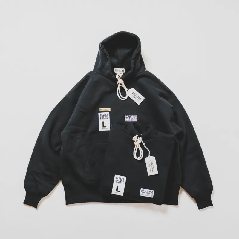 XX DEVELOPMENT SURE'S ALASKA HOODIE 25 SINGLE FACE BLACK&NASVY