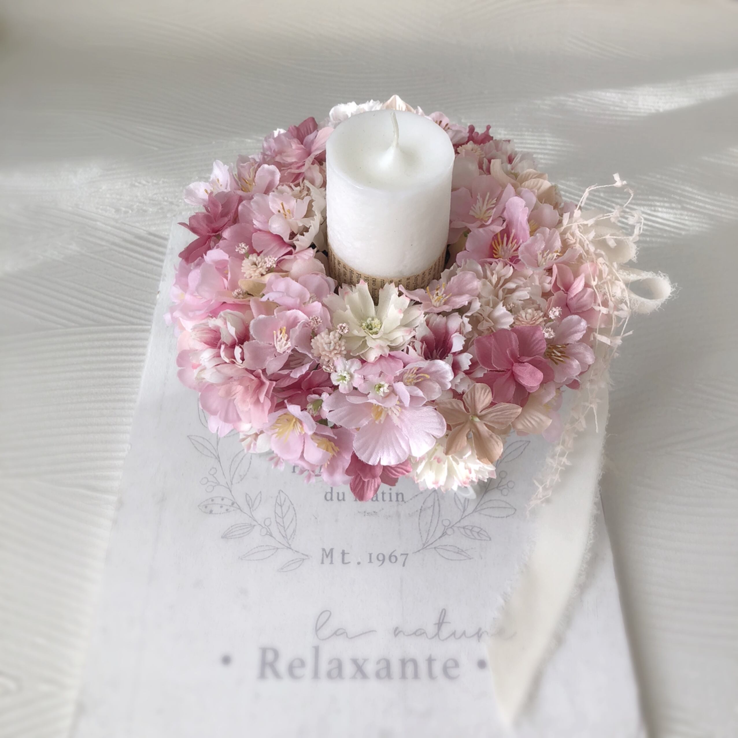 春 紫陽花のキャンドルホルダー 春 紫陽花のキャンドルホルダー 春 紫陽花のキャンドルホルダー 紫陽花