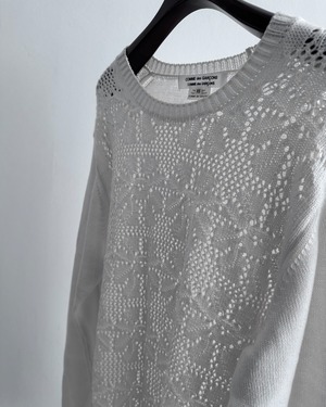 COMME des GARÇONS COMME des GARÇONS　COTTON KNIT PULLOVER