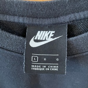 【NIKE 】スウェット ワンポイント 刺繍ロゴ ナイキ プルオーバー Lサイズ 古着