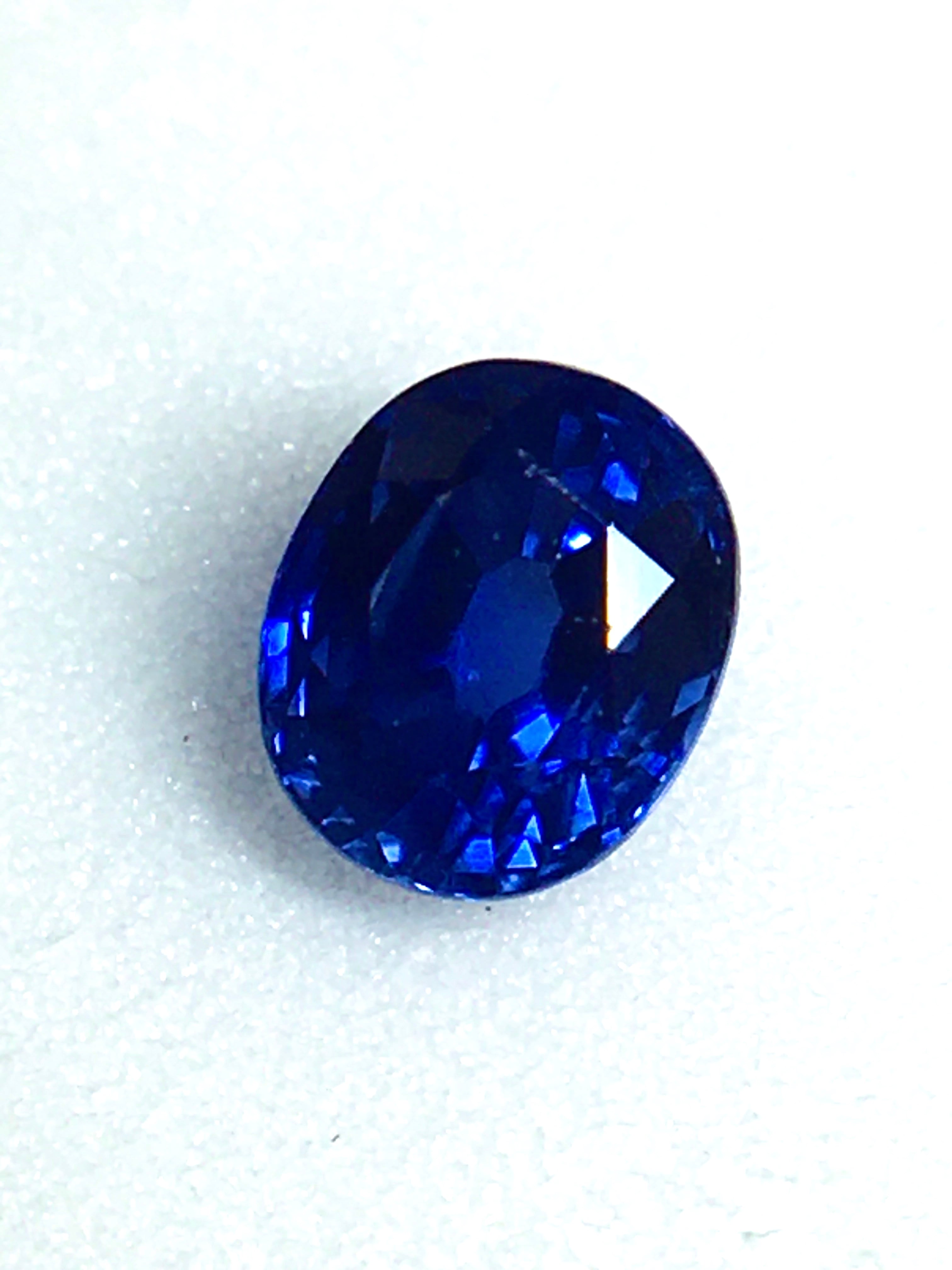 矢車草の"青" 0.4ct UP 天然 コーンフラワーブルーサファイア ルース | Frederick’s Gems&Jewelry