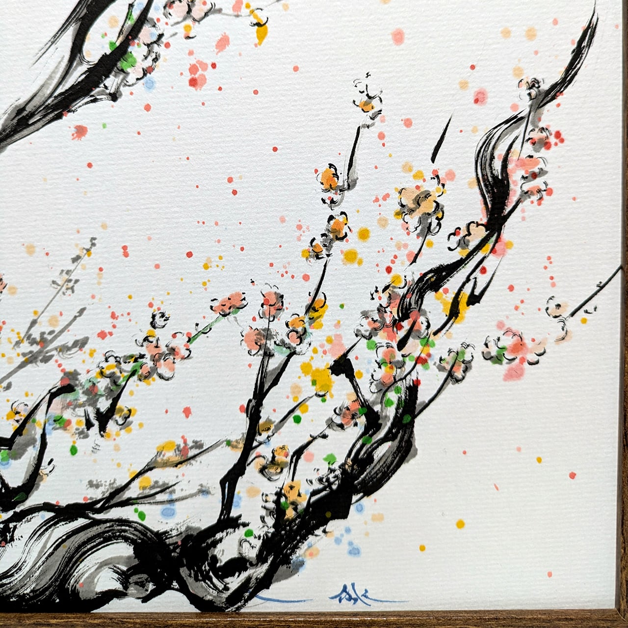 巳年の蛇の水彩画 | 手描きTシャツ羽吹和家