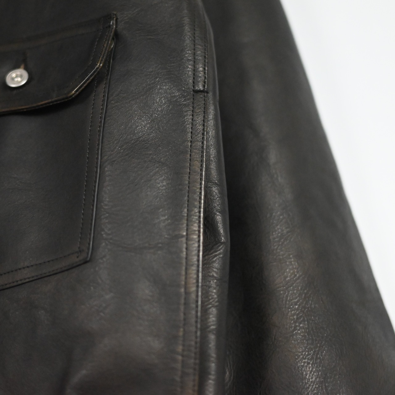 OLD JOE / PATINA HORSE-HIDE RIVETED JACKET