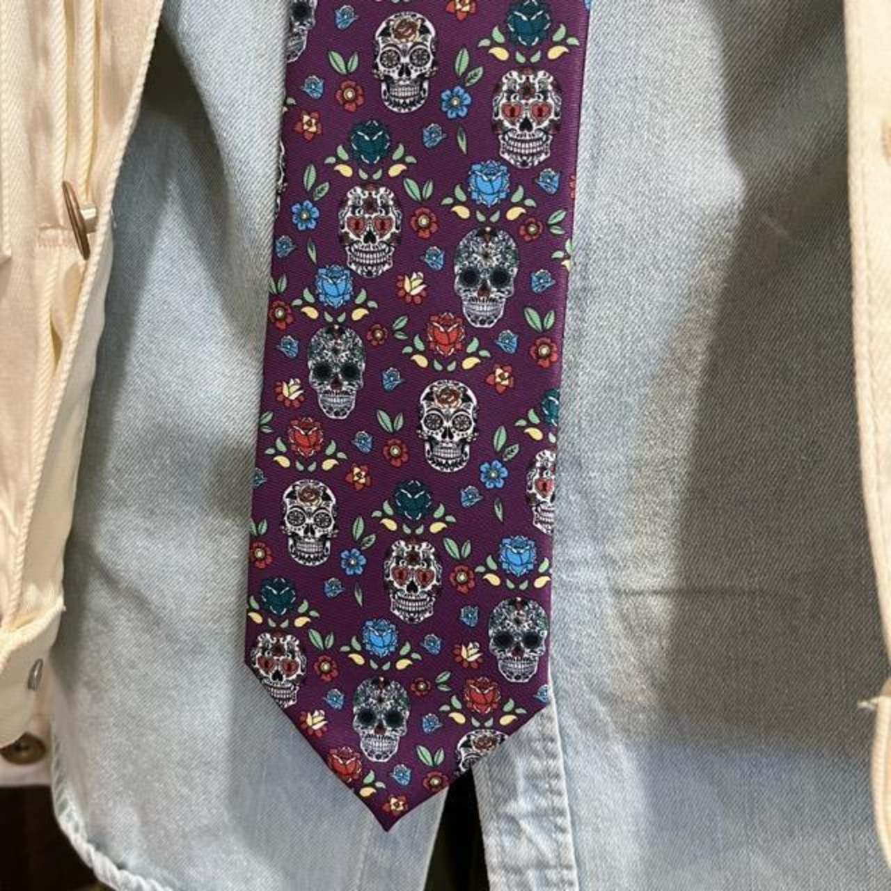 TOPANGA Accessory Calavera ヘリテージタイ　カラベラ　スカル　メキシコ　ネクタイ　プレゼント　フォーマル　カジュアル　クラシック　ヴィンテージ　