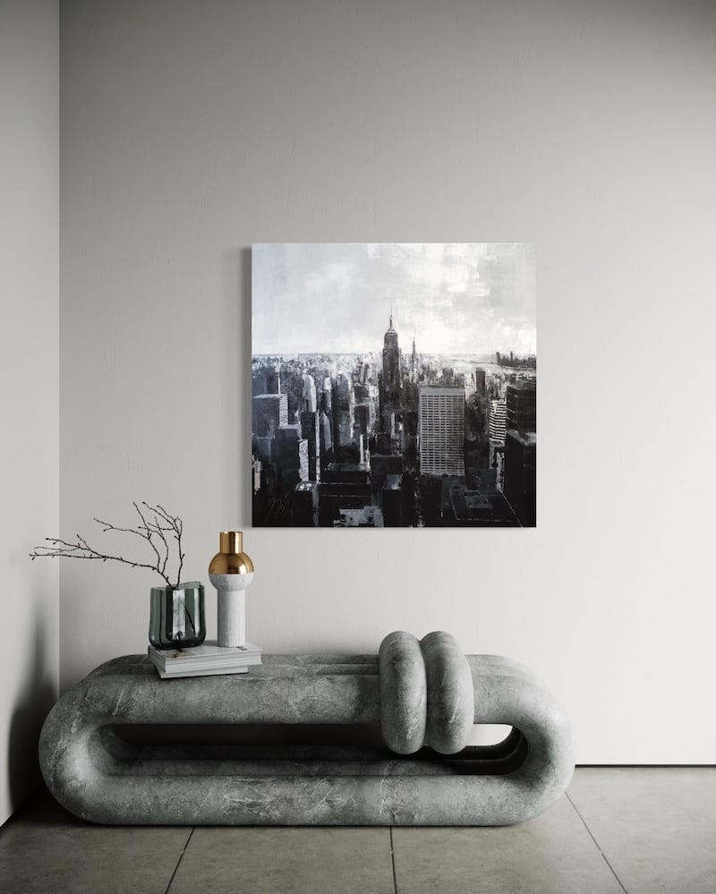 New York, city scape composition #15 / ニューヨークの街を描いた