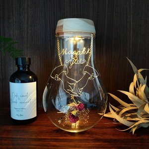 Wire Bottle Art  Pair Bouque （order name ）