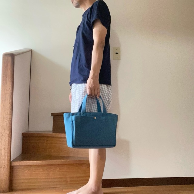 【全9色】「ふっくらトート」小サイズ／倉敷帆布 8号帆布【受注制作】