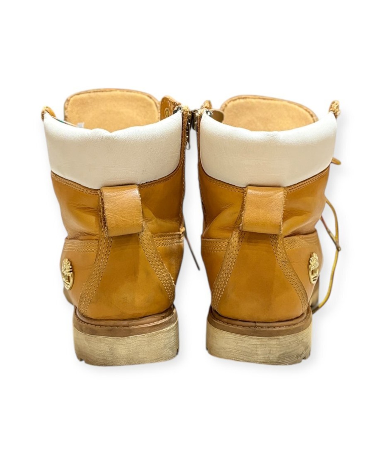 【USED】2000s STUSSY Timberland イエローブーツ コラボ 別注 サイズ26