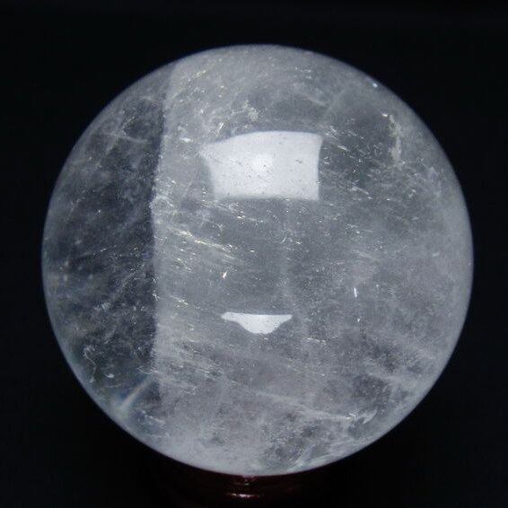 水晶 丸玉 65mm スフィア 置物 水晶玉 一点物 151-8870