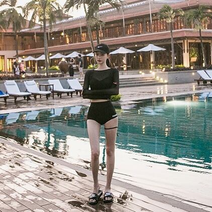 水着 ビキニ スイムウェア 体系カバー水着 ラッシュガード セパレート