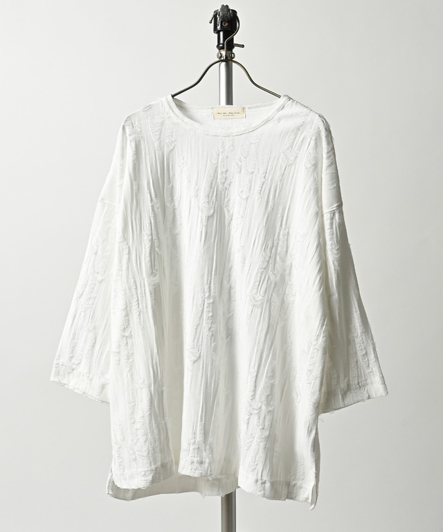 ATELANE Heavyweight Jersey DOG Photo Print L/S (BLK) 25A-24060