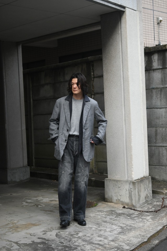 OUTIL / PANTALON MAGLIOC (FADED BLACK REPAIR)