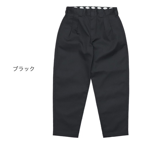 Dickies (ディッキーズ) ツータック リラックスフィット ワークパンツ 14788600 ブラック