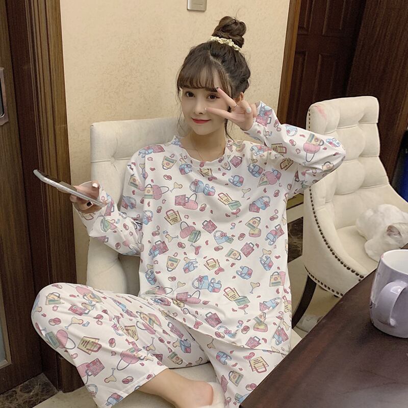 スプリングプリントレディース ロング 大人ガーリー スウィート キュート カジュアル 春物 スーパーモール89975079859