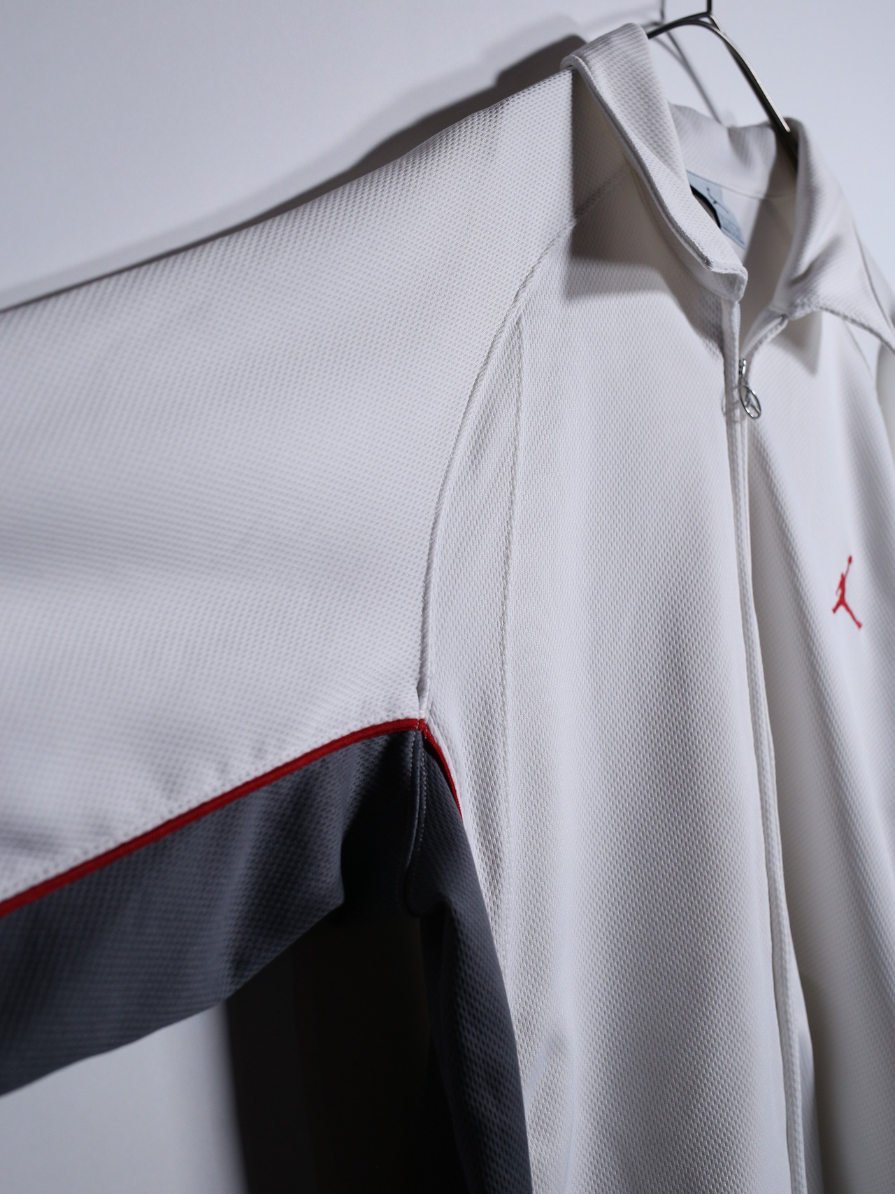 ”JORDAN” 刺繍 switching design double zip track jacket - 18