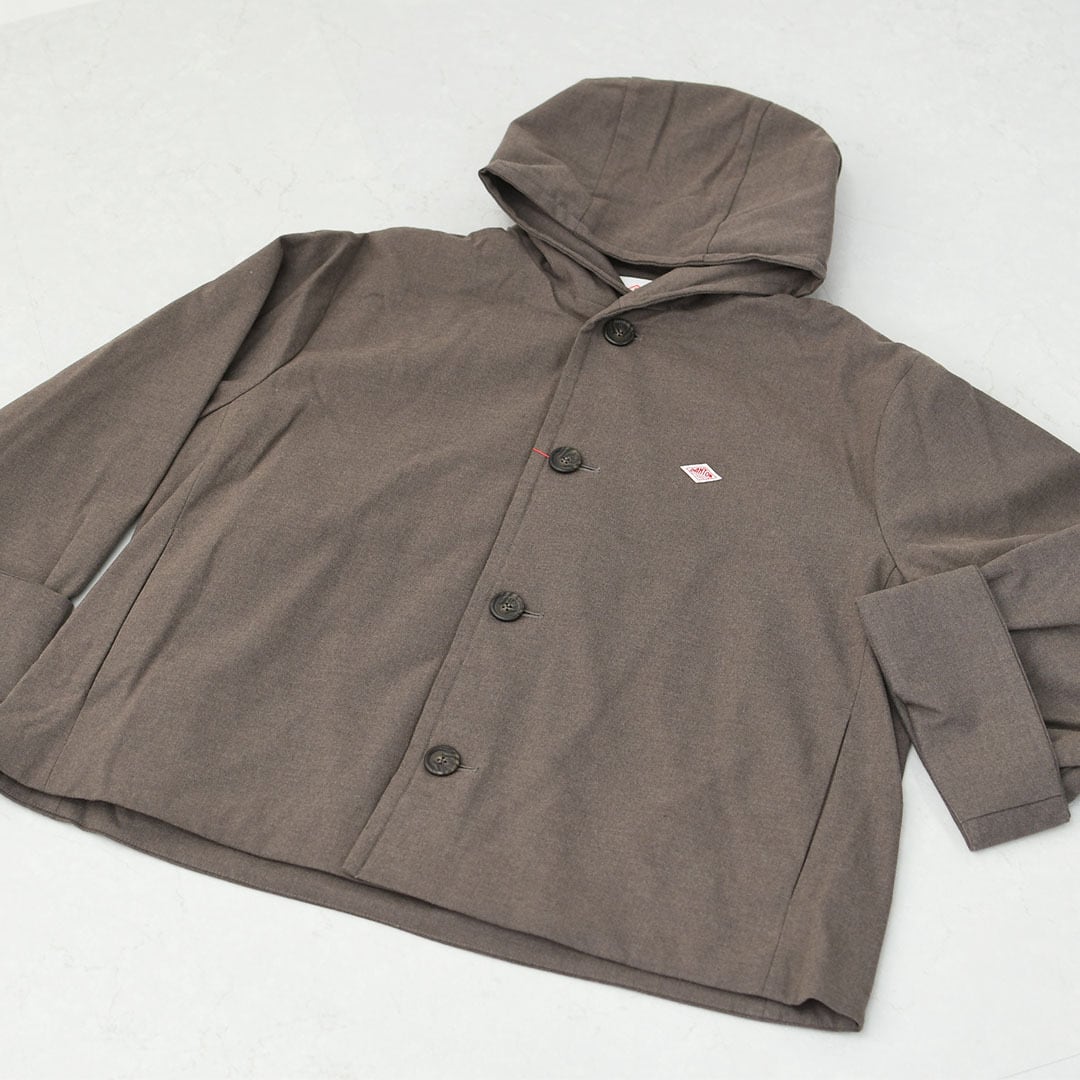 DANTON [ダントン] W WOOL LIKE INSULATION HOODED WIDE JACKET [DT