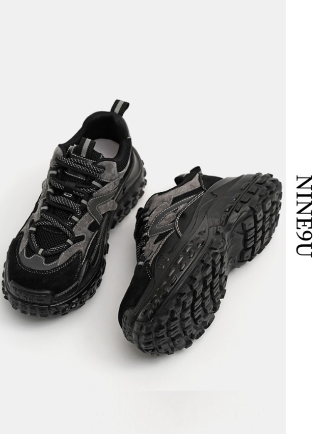 rugged platform dad-sneakers 2color【NINE5890】