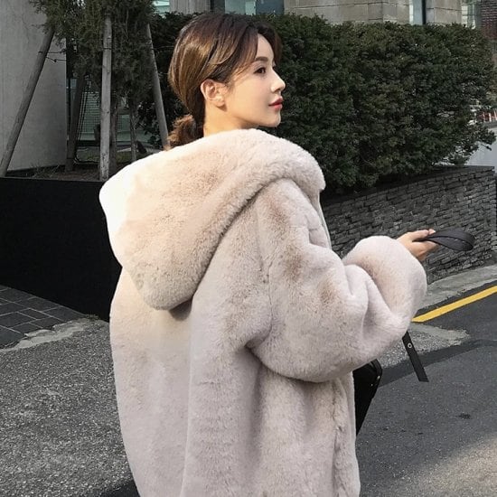 SALE!DAWN LEVY♪モコモコが可愛い★フェイクファーコート ファーコート レディース フェイクファーコート エコファー