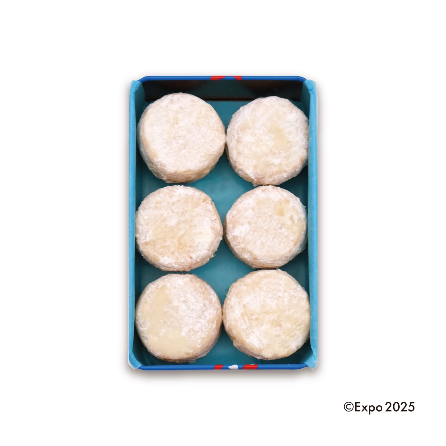 マイドオオキニ 大阪関西万博 缶クッキー限定プレーンポルボロンミャク