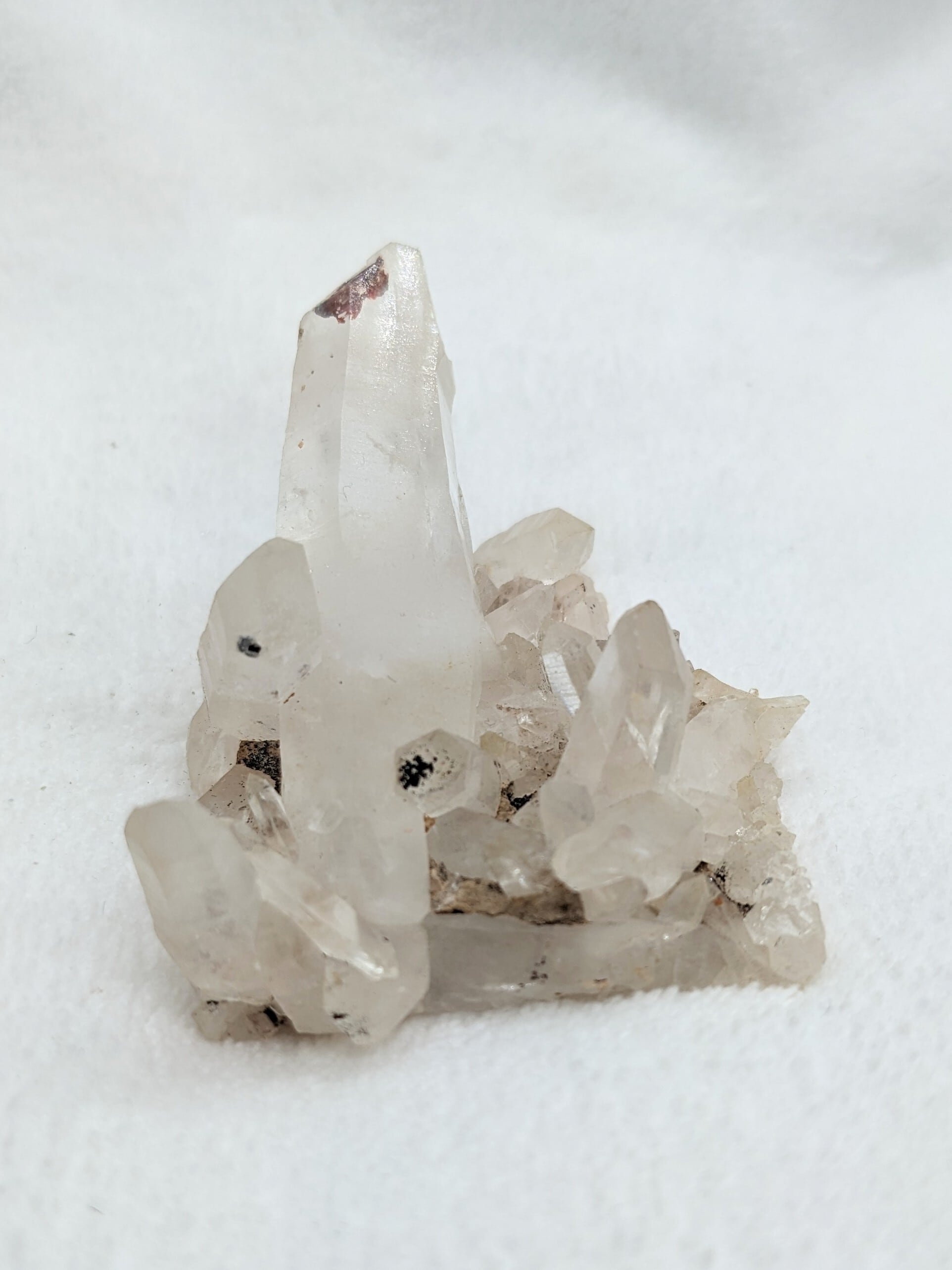 【浄化・純真】ヒマラヤ産 白水晶 クラスター ヒマラヤ水晶クラスター マニカラン産 57g ミネラルエネルギー | Stone