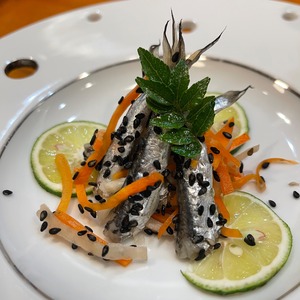 九十九里産　いわしの胡麻漬け