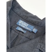 90s Ralph Lauren "CALDWELL" S/S OPEN COLLAR SHIRT Size L