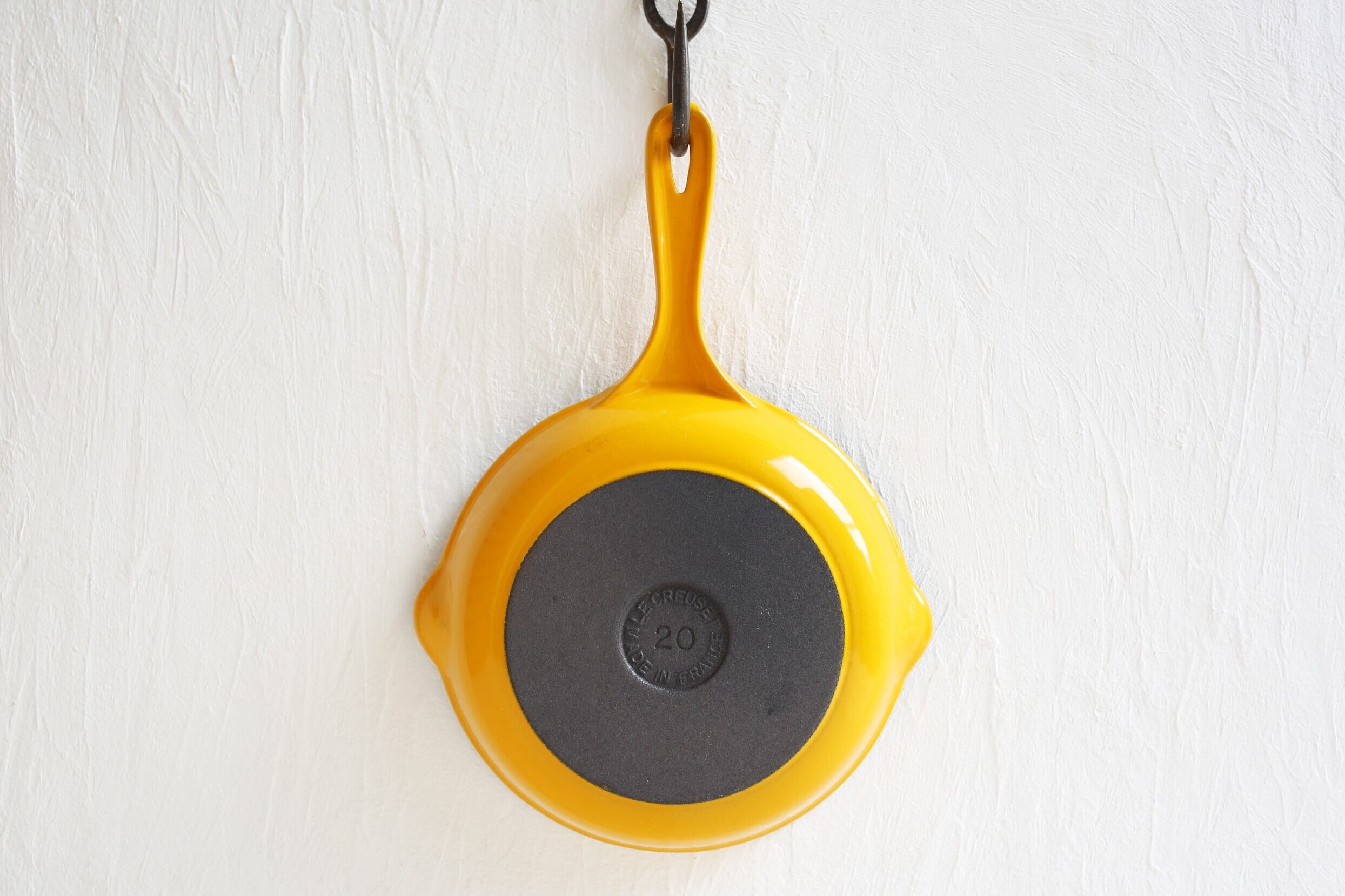 フランス ヴィンテージ ル・クルーゼ Le Creuset スキレット 20 オレンジ N-01858