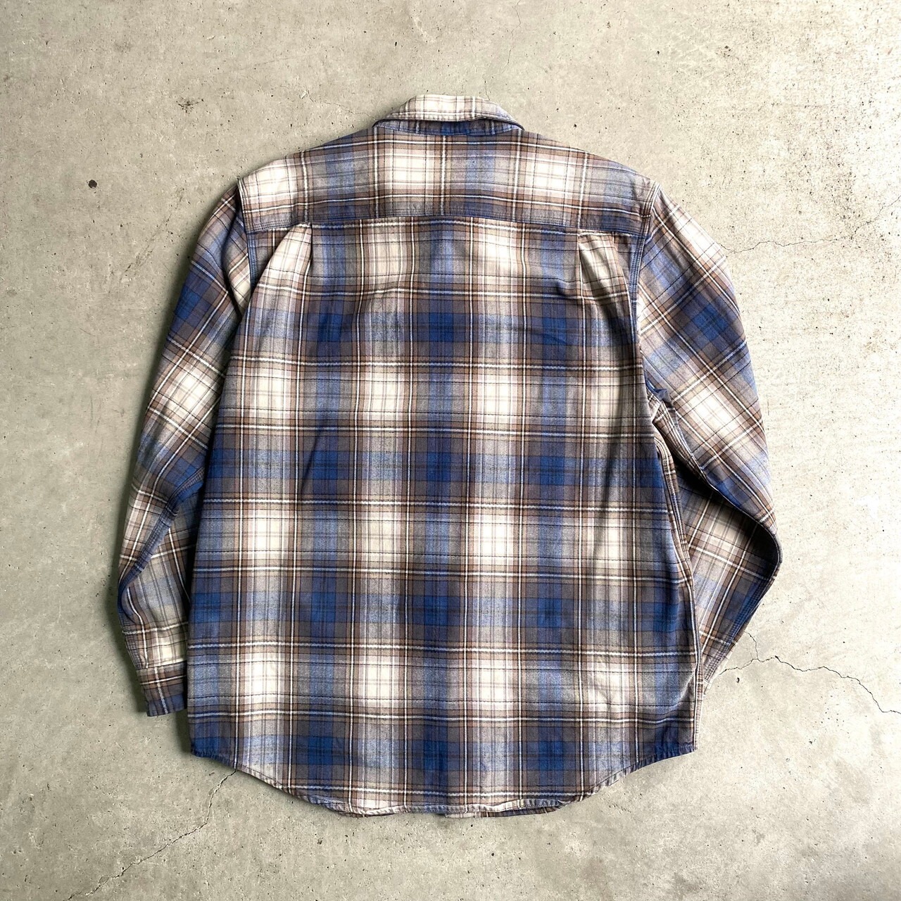 Carhartt カーハート 長袖 チェック柄 フランネルシャツ メンズL 古着 