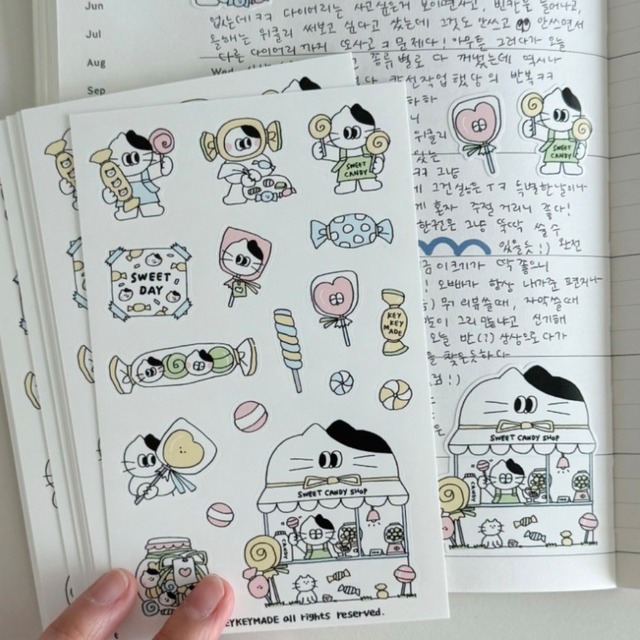 ★予約 KEYKEYMADE 〔sticker -キャンディ-〕