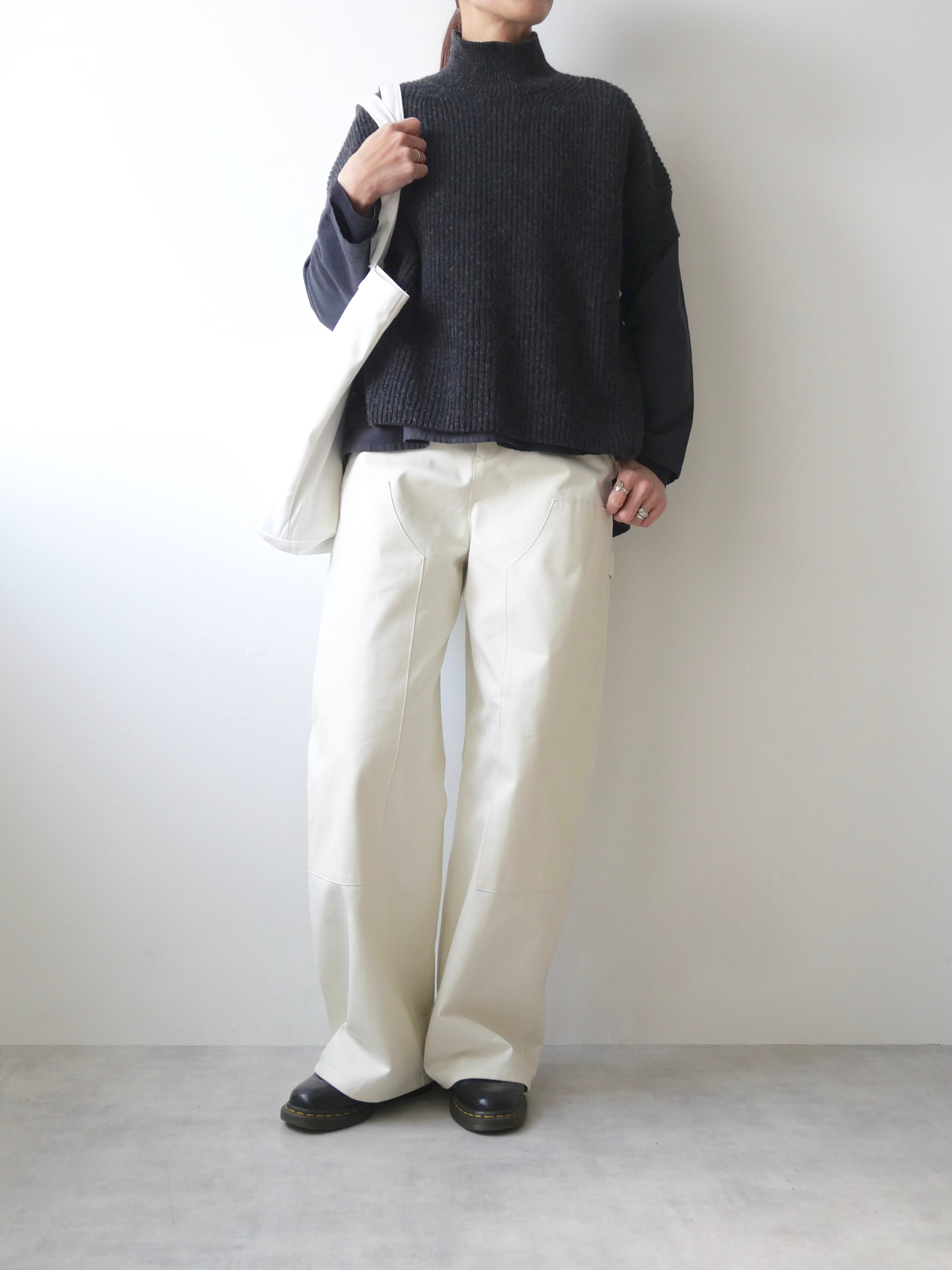 evam eva / wool fox aze vest | t a - n a