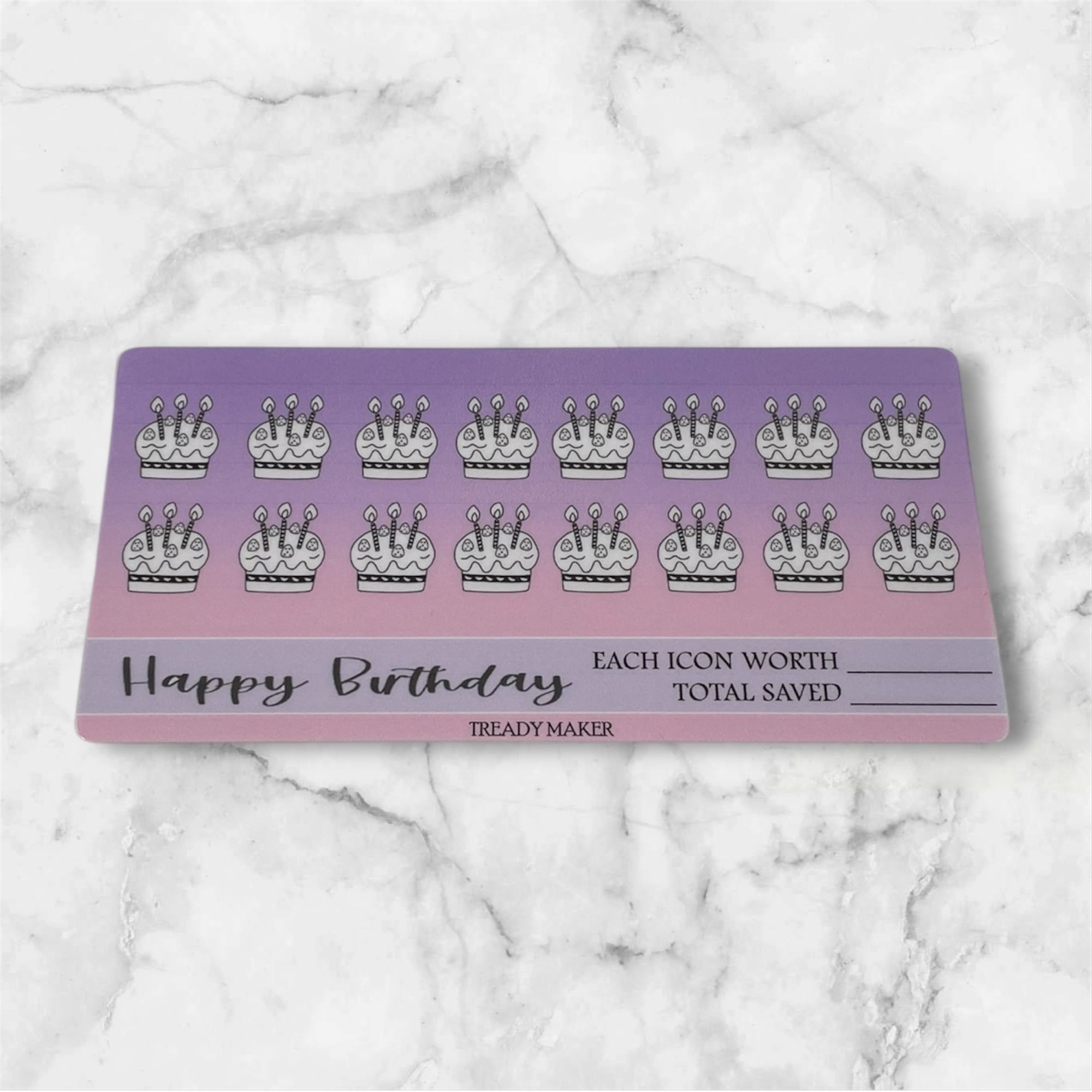 誕生日積立】リフィル Savings 積立リフィル バインダー貯金 | TREADY