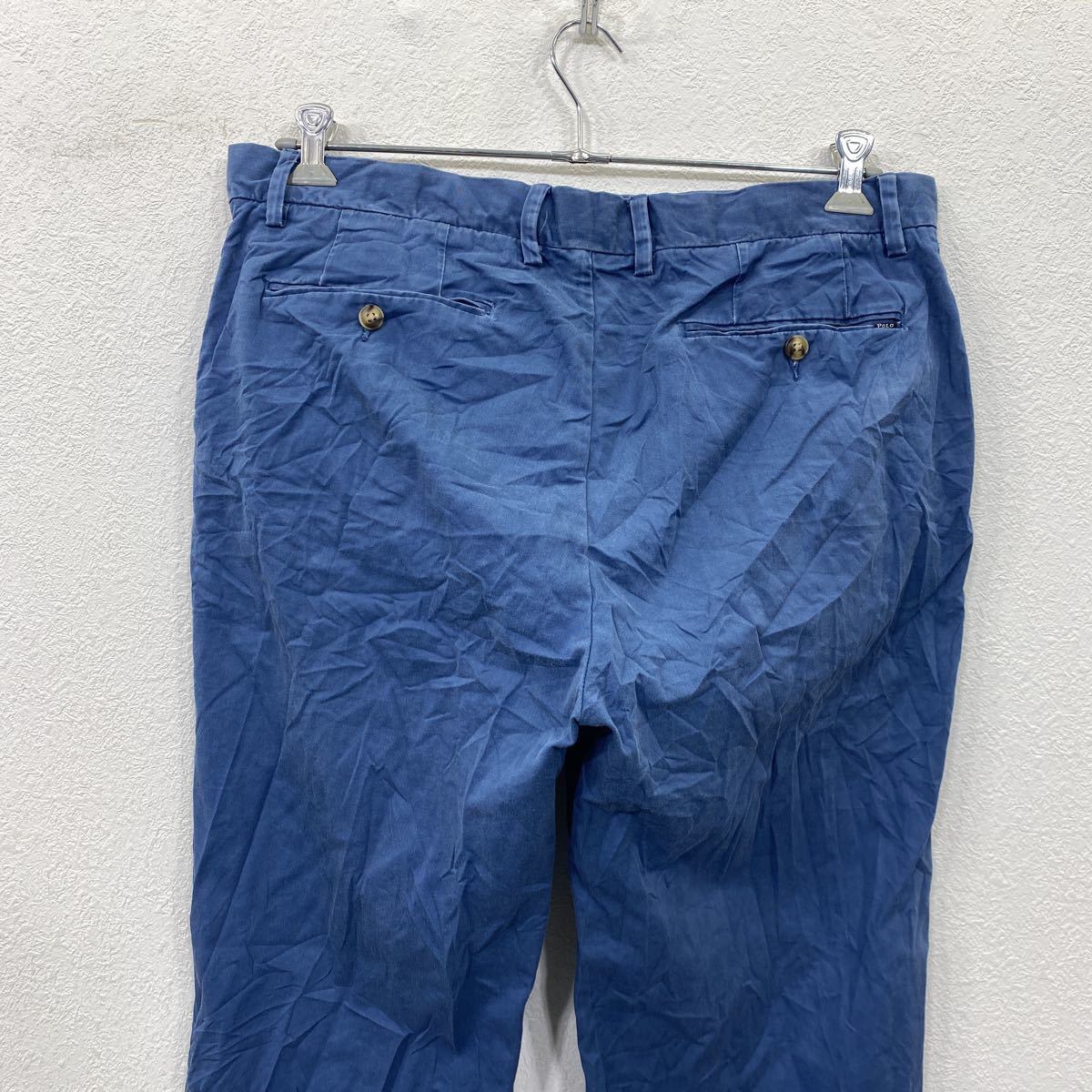 Polo Ralph Lauren USA製　チノパン　W36 L36 Polo Ralph Lauren チノパンツ W35 ポロラルフローレン ブルー